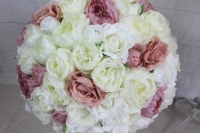 Boule de fleurs artisanale SPR pour décoration de mariage, fête prénatale, hôtel, anniversaire, décoration intérieure, fête des mères et Halloween