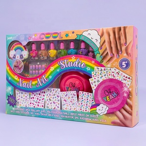 Vente en gros de vernis à ongles de couleur de marque privée Oem Odm non toxique pour enfants avec <span class=keywords><strong>faux</strong></span> ongles et séchoir - Product Image 5