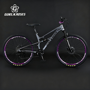 Nueva Bicicleta <span class=keywords><strong>de</strong></span> Montaña <span class=keywords><strong>Downhill</strong></span> <span class=keywords><strong>de</strong></span> 26 Pulgadas, Aleación <span class=keywords><strong>de</strong></span> Aluminio, Velocidad Variable, Suspensión Trasera, Frenos <span class=keywords><strong>de</strong></span> Disco, Amortiguación - Product Image 2