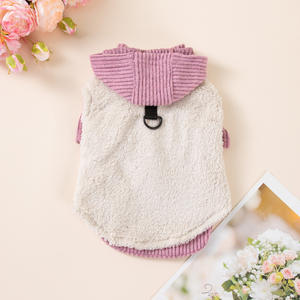 Vêtements pour chien d'automne et d'hiver transfrontaliers, sweat à capuche pour animaux de compagnie, ensemble deux pièces avec boucle de traction, <span class=keywords><strong>Chihuahua</strong></span>, <span class=keywords><strong>petit</strong></span> ours - Product Image 6