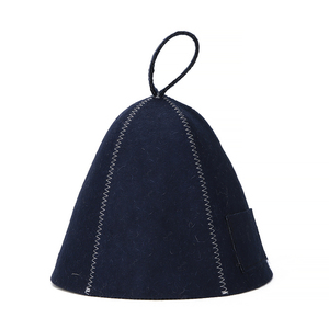 Chapeau de sauna unisexe en feutre coloré quatre saisons avec logo brodé - Product Image 1