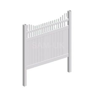 SAM-UK de pavés décoratifs en plastique de protection UV de <span class=keywords><strong>jardin</strong></span> populaires dalles de clôture de décoration de <span class=keywords><strong>jardin</strong></span> blanches en plastique - Product Image 1