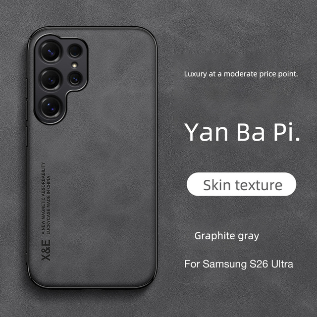 Slim Leather TPU Shockproof Phone Case Magnetic Skin-friendly Cover for Samsung Galaxy A57 A37 A17 A07 A56 A36