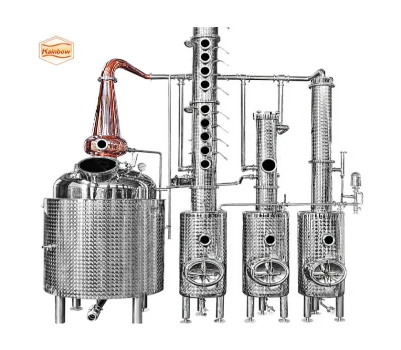1000l Wodka Nog Destillatie Distillatie Apparatuur Maneschijn Alcohol Distilleerder