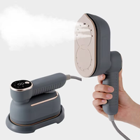 Défroisseur Vapeur Portable en Céramique pour Vêtements |   Alimentation électrique AC 1300W |   Réservoir d'eau de 130 ml |   Anti-chauffe à sec |   Logements compacts pour étudiants