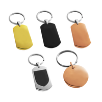 Porte-clés en acier inoxydable de haute qualité en gros