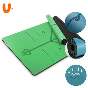 Tapete de <span class=keywords><strong>Yoga</strong></span> Antideslizante con Logotipo Personalizado, 4.5mm de Grosor, para Gimnasio, Tapete de <span class=keywords><strong>Yoga</strong></span> Rojo, para Ejercicio en Casa, Tapete de <span class=keywords><strong>Yoga</strong></span> de Caucho Natural Personalizado - Product Image 1