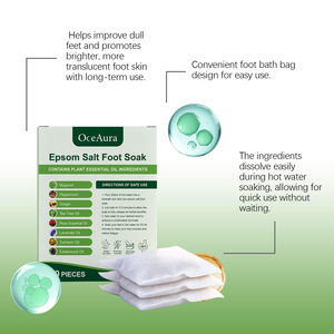 Sac de bain de <span class=keywords><strong>pieds</strong></span> à l'armoise OEM <span class=keywords><strong>Sel</strong></span> de la mer morte apaise <span class=keywords><strong>les</strong></span> <span class=keywords><strong>pieds</strong></span> éliminant <span class=keywords><strong>les</strong></span> odeurs Soulager la fatigue Spa Pédicure Soins du <span class=keywords><strong>sel</strong></span> d'<span class=keywords><strong>Epsom</strong></span> - Product Image 2