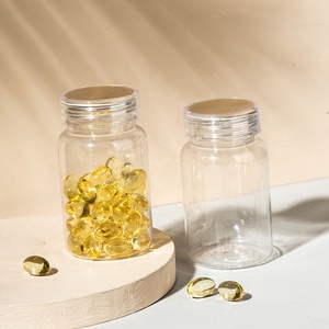 100ml Sản phẩm nhựa dễ thương <span class=keywords><strong>Pill</strong></span> Chai Y học mini rỗng phân hủy sinh học Capsule chai bao bì cho thuốc - Product Image 1