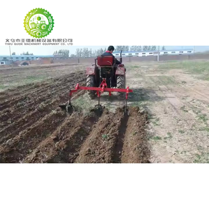 Arado de Cuatro Surcos Montado en Tractor, Cultivador Agrícola de Alta Productividad, Equipo Agrícola con Marco Azul y Cuchillas Negras - Product Image 4