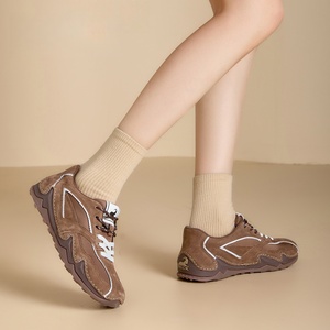 Zapatos Casuales de Mujer, Otoño 2026, Suela Suave, Ligeros, Nuevos Zapatos Deportivos de Cuero, Versátiles, Casuales, de Una Sola Pieza - Product Image 3