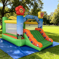 Meilleur prix pour location de châteaux gonflables commerciaux en PVC pour fêtes en plein air, avec toboggan aquatique intégré