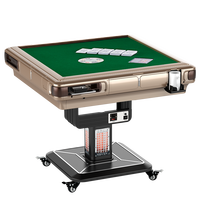 Table de Poker carrée professionnelle, 2 pièces, automatique, jeu de cartes, niveleur, jambes pliantes