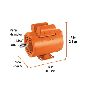 1 1/2 HP motore elettrico asincrono ad alta velocità monofase 380V tensione CA 60Hz frequenza chiusa 5KW potenza nominale bassa rumorosità - Product Image 1