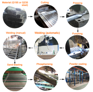 Bán Buôn Chất Lượng Cao Thiết Kế Hiện Đại Ngoài Trời Mạ Kẽm Rèn Sắt Vườn Hàng Rào Ép Thép Hàng Đầu Ống Vuông Hàng Rào Tấm - Product Image 6