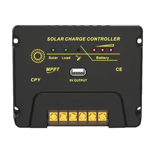 फैक्टरी थोक स्मार्ट MPPT 10a 20a सौर प्रभारी नियंत्रक 12v 24v MPPT सौर पैनल बैटरी प्रणाली प्रभारी नियंत्रक