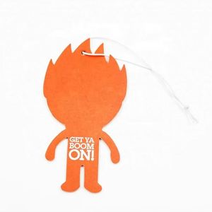 Cheap Advertising Automotive <b>Gifts</b> Products Custom Shape logo Printed Cardboard Paper Hanging Car air Freshener - Product Image 2