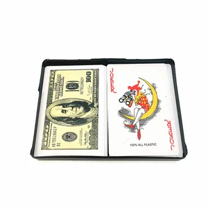 Cartes <span class=keywords><strong>de</strong></span> <span class=keywords><strong>poker</strong></span> <span class=keywords><strong>de</strong></span> qualité supérieure, avec motif dollar, pour les jeux - Product Image 1