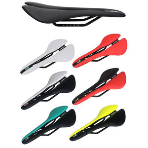 Ec90 — <span class=keywords><strong>selle</strong></span> <span class=keywords><strong>de</strong></span> vtt confortable pour vélo <span class=keywords><strong>de</strong></span> route, couleurs <span class=keywords><strong>noir</strong></span>/rouge/<span class=keywords><strong>blanc</strong></span>, en cuir, à taïwan - Product Image 2