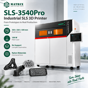 Imprimante 3D industrielle SLS haute précision avec laser à fibre de 100 W pour la fabrication rapide de prototypes - Product Image 1