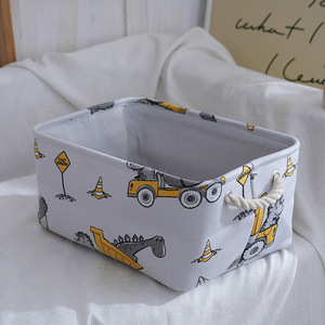 Boîte de rangement pour jouets d'enfants, organisateur en tissu, grande capacité, pliable, panier de rangement pour vêtements de bébé, panier à linge - Product Image 3