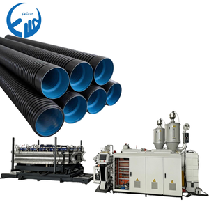 Ligne d'extrusion de tuyaux DWC SWC clé en main, extrudeuse entièrement automatique, système PLC, équipement de fabrication certifié CE - Product Image 1