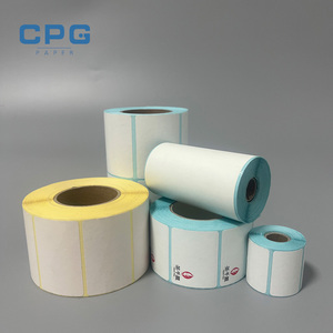 Factory Custom High Quality Thermal Barcode Label <b>Roll</b> 100x150mm <b>White</b> Thermal Label <b>Paper</b> <b>Roll</b> Waterproof for Shipping Labels - Product Image 1
