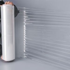 Good Quality <strong>Stretch</strong> <strong>Wrap</strong> Transparent Plastic Shrink Pallet <strong>Wrap</strong> Lldpe <strong>Stretch</strong> Film - Product Image 4
