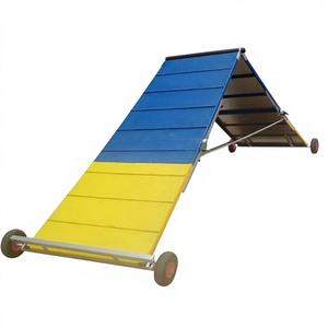 कुत्ते का प्रशिक्षण एक फ्रेम कुत्ते चपलता डब्ल्यू/मोवर चढ़ाई रैंप - Product Image 2