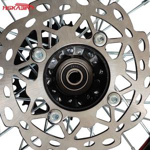 Roues de moto tout-terrain en alliage d'aluminium de 1,85 x 14 pouces avec autocollants, ensemble roue-pneu avec disques de frein - Product Image 2