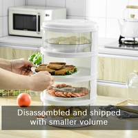 Couvre-aliments en plastique transparent pour aliments, couvre-aliments en filet plastique, sortie d'usine