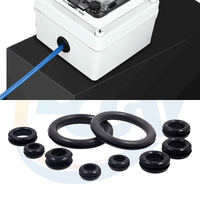 LongCheng Bouchons de trou personnalisés, passe-câbles 3mm-50mm, en caoutchouc de silicone, noir, NBR EPDM, moulage industriel inclus