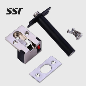 Pestillo de Puerta Oculto, Cerradura de Cadena Antirrobo, Hebilla de Seguridad, Cierre Automático, Aleación de Zinc, Moderno, para Dormitorio, Baño, Entrada, Sin Llave - Product Image 1