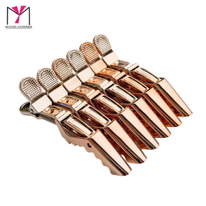 Pinza de cocodrilo dorada para peluquería, para secciones de cabello, al por mayor 2026 - Product Image 1