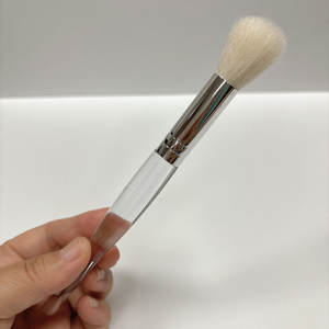 <span class=keywords><strong>Pinceau</strong></span> <span class=keywords><strong>de</strong></span> maquillage en poils <span class=keywords><strong>de</strong></span> chèvre blancs avec manche transparent pour le blush, la poudre, la <span class=keywords><strong>mousse</strong></span> nettoyante, le lavage du visage - Product Image 6