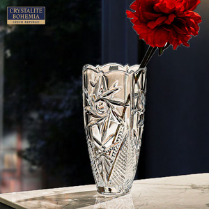 <span class=keywords><strong>Vase</strong></span> en verre <span class=keywords><strong>de</strong></span> <span class=keywords><strong>cristal</strong></span> bohème importé <span class=keywords><strong>de</strong></span> République tchèque, modèle 86578, transparent, luxe léger, ornement vintage pour la maison - Product Image 3