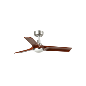 Ventilador de Techo Moderno de Tres Aspas con Acabado de Madera y Luz para Salas de Estar, Dormitorios e Interiores de Casas Contemporáneas - Product Image 3