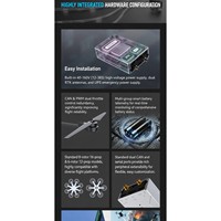 Système de contrôle de vol pour drone industriel BOYING, double CAN, 16 canaux, RTK intégré, UPS pour grandes plateformes UAV, Chine