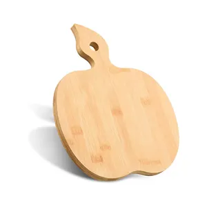 Planche à découper en bois massif de noyer avec poignée petite planche à découper en bambou pour la cuisine ronde en bois Charcuterie pain bloc de fromage