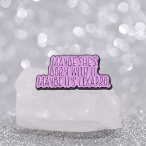 Sming pin peduli kesehatan Mental Enamel pin autisme kecemasan sosial frasa bros topi Lapel lencana hadiah perhiasan - Product Image 1