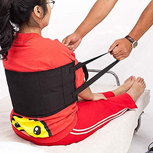 Cinturón de Asistencia para Levantarse, Negro, de Poliéster, Eslinga de Transferencia para Pacientes, para Asistencia de Movilidad en la Cama - Product Image 1