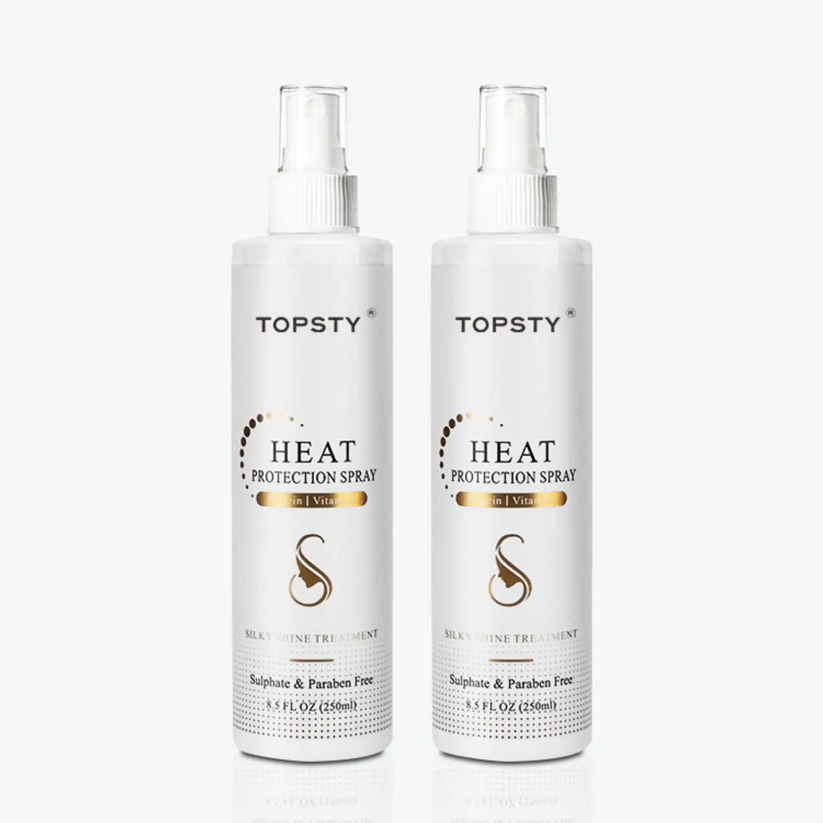 Espray protector de calor de aceite de argán marroquí para el cabello con estilo de queratina y protección de tratamiento Producto de grado de salón profesional