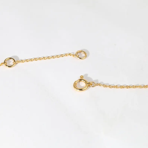 Elegante Collar Colgante de Oro de 14K con Diamante Cultivado en Laboratorio, Cadena Delicada en Capas, Joyería Fina, Regalo para Ella - Product Image 3