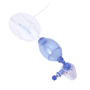 Medresq ใหม่เปิดตัวหน้ากาก CPR OEM การปฐมพยาบาลด้วยตนเอง PVC ซิลิโคนผู้ใหญ่กระเป๋าวาล์วหน้ากากคู่มือเครื่องช่วยหายใจกระเป๋า BVM - Product Image 5