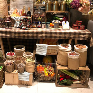 Grande pochette en toile de jute pour grains de café, sac en jute/pochettes en lin bon marché avec cordon de serrage et logo imprimé - Product Image 6