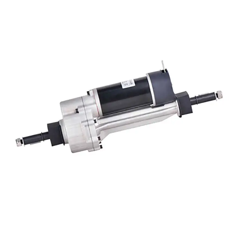 24v Electric Rickshaw motor front wheel drive axle with steering used for transmission parts and components