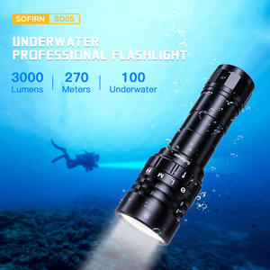2023 venta al por mayor 3000lm IPX8 linterna multifunción impermeable aleación de aluminio de alta calidad antorcha subacuática Luz de buceo - Product Image 6
