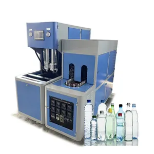 2-Cavity Semi-Automatic PET Bottle Blowing Machine Easy to Operate Airtac Motor Bearing Beverage Water Bottle Blow Molding