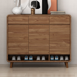 Wooden Shoe Rack with Drawers Space-Saving Bedroom <strong>Hallway</strong> <strong>Storage</strong> <strong>Bench</strong> Durable Design for 24-35 Pairs - Product Image 3