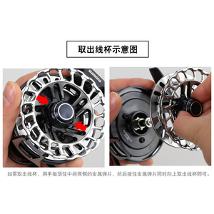 รอกตกปลา Seihakou Limited Rc83 รุ่น Raft Reel อลูมิเนียมอัลลอย 9 แบร์ริงส์ สำหรับมือขวาและมือซ้าย ใช้ได้ทั้งน้ำจืดและน้ำเค็ม - Product Image 4